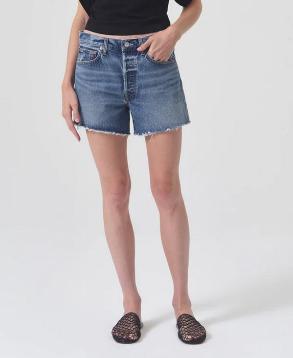 Agolde Parker Long (Organic) Shorts - Ruin