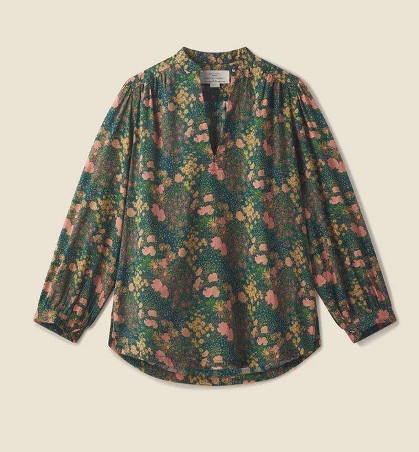 Birds of Paradise Bailey Blouse - Woodbine Cluster