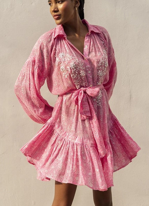 Miss June Pia Dress - Pink