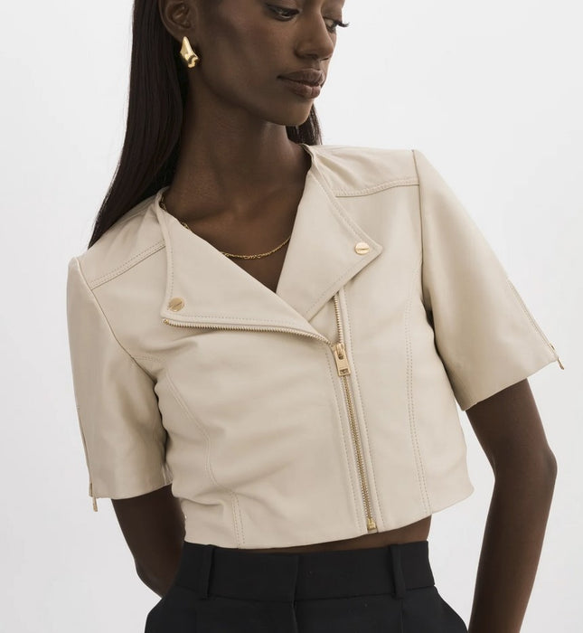 LaMarque Kirsi Leather Jacket - Bone
