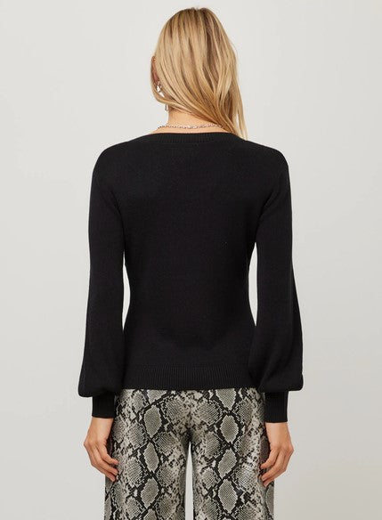 Fifteen Twenty Amelia Top - Black
