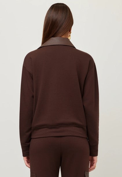 Fifteen Twenty Rachel Contrast Sweatshirt - Wood