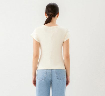 Fifteen Twenty Greta Top - Cream