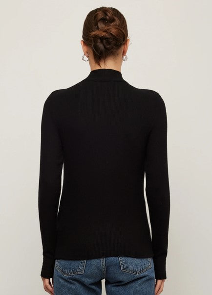 Fifteen Twenty Kari Crossover Top - Black
