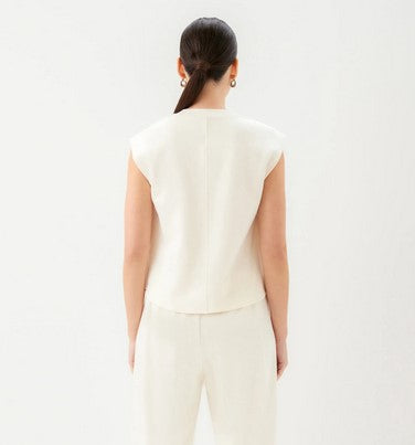 Fifteen Twenty Karly V Neck - Cream