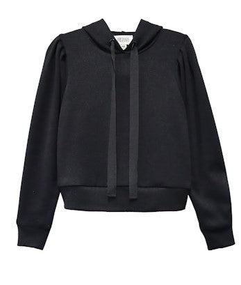 Fifteen Twenty Pleat Sleeve Hoodie - Black