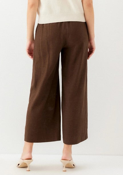 Fifteen Twenty Zora Embroidered Pant - Brown