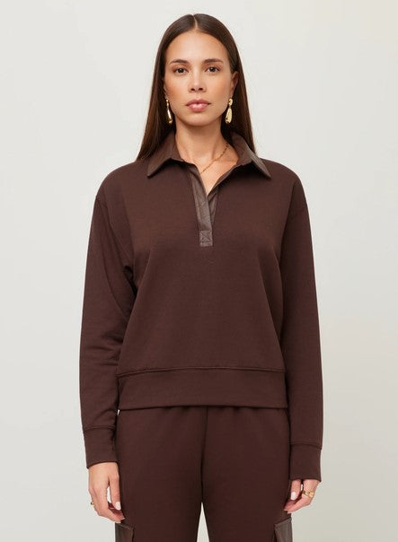 Fifteen Twenty Rachel Contrast Sweatshirt - Wood