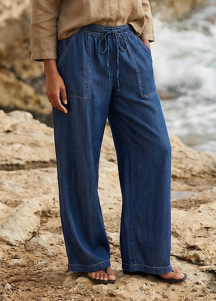 Fifteen Twenty Kendra Pants - Chambray