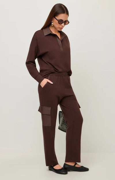 Fifteen Twenty Rachel Contrast Sweatshirt - Wood