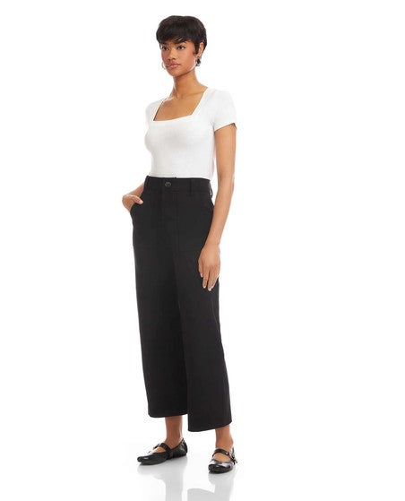 Fifteen Twenty Rylee Crop Pants - Black
