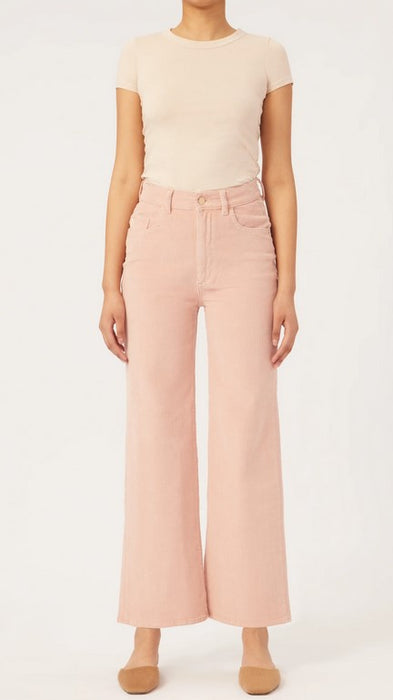 DL1961 Hepburn Wide Leg High Rise Vintage - Pink Vale