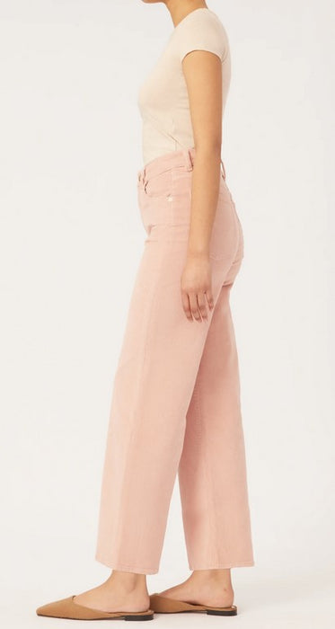 DL1961 Hepburn Wide Leg High Rise Vintage - Pink Vale