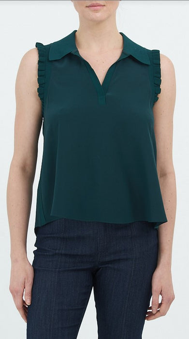 Cinq a Sept Carson Top - Green Onyx