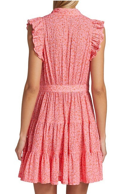 Cinq a Sept Nanci Dress - Pink Print