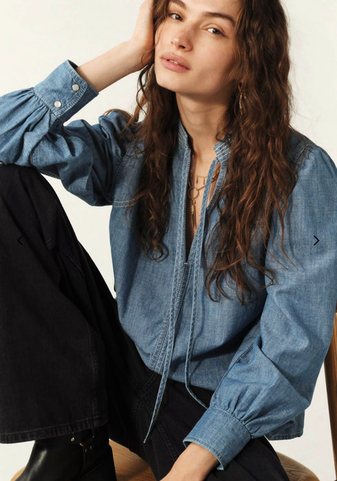 Ba&sh Kuka Top - Light Blue