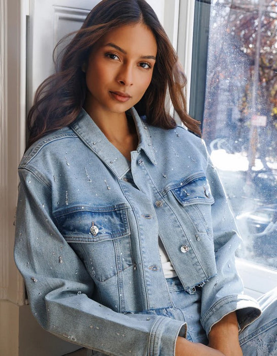 Generation Love Delan Jacket - Light Blue
