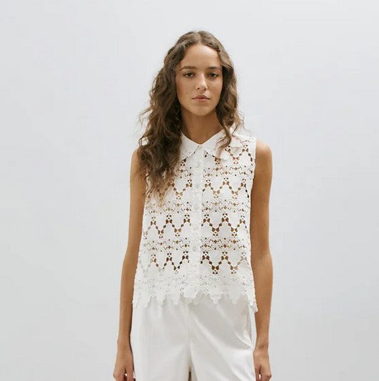 Melissa Nepton Violette Shirt - Off White