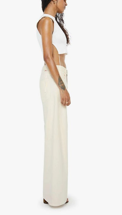 Mother Lil Lemon Twist Sneak Jeans - Natural