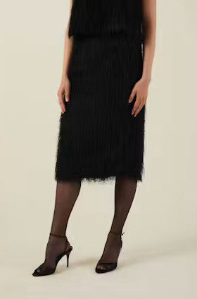 Velvet Shania Skirt - Black