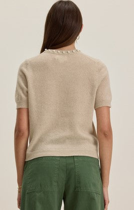 Velvet Yara Cashmere Sweater - Wheat