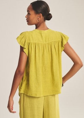 Velvet Janey Top - Citron