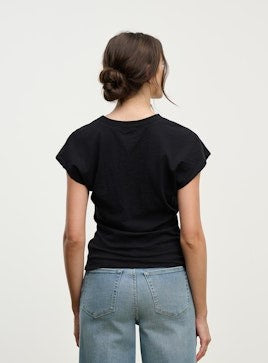 Velvet Sterling Tee - Black