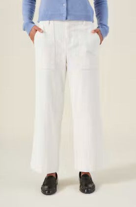 Velvet Vera Wide Leg Pant - Pearl