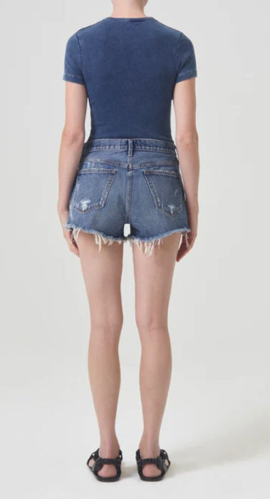 Agolde Parker Shorts - Dark Swapmeet