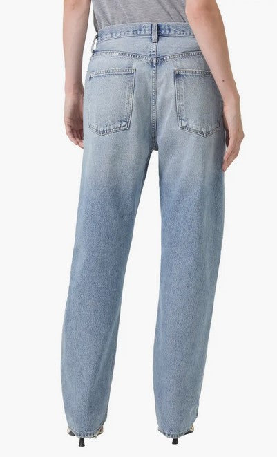 Agolde 90's Mid Rise Straight Jeans - Threadbare