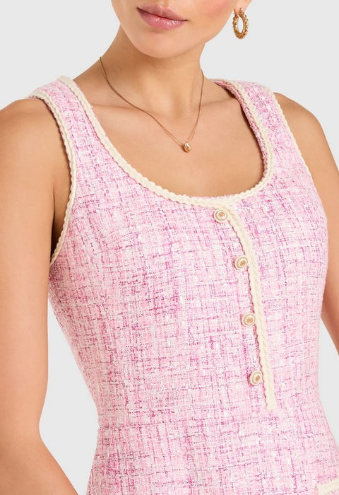 Amanda Uprichard Caligirl Dress - Pink