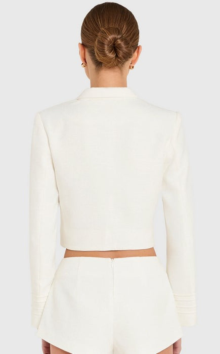 Amanda Uprichard Courtney Jacket - Ivory