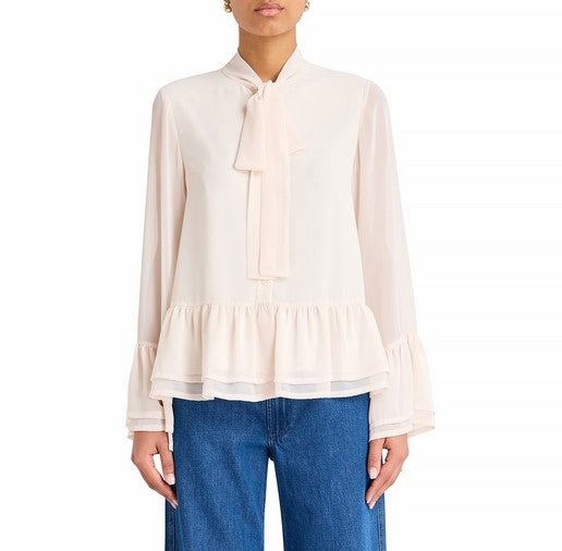 Amanda Uprichard Devereaux Top - Antique White