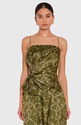 Amanda Uprichard Maci Top - Christina Print