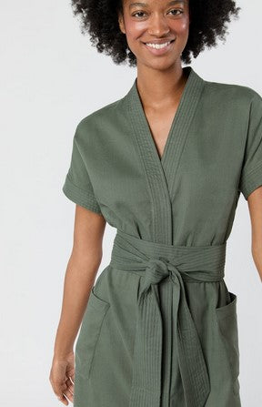 Ann Mashburn Lianna Dress - Olive