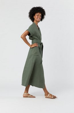Ann Mashburn Lianna Dress - Olive