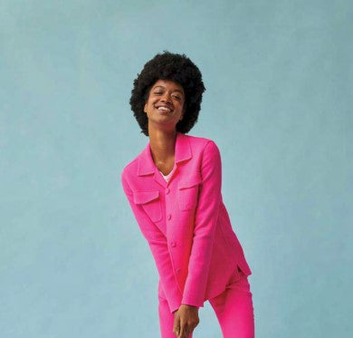 Ann Mashburn Fiona Shirt Jacket - Fluorescent Pink