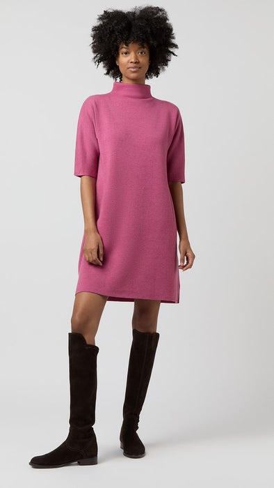 Ann Mashburn Rowan Short Sleeve Dress - Heather Pink