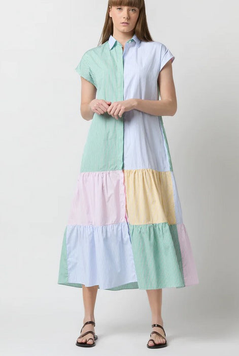 Ann Mashburn Sophia Dress - Mixed Stripe
