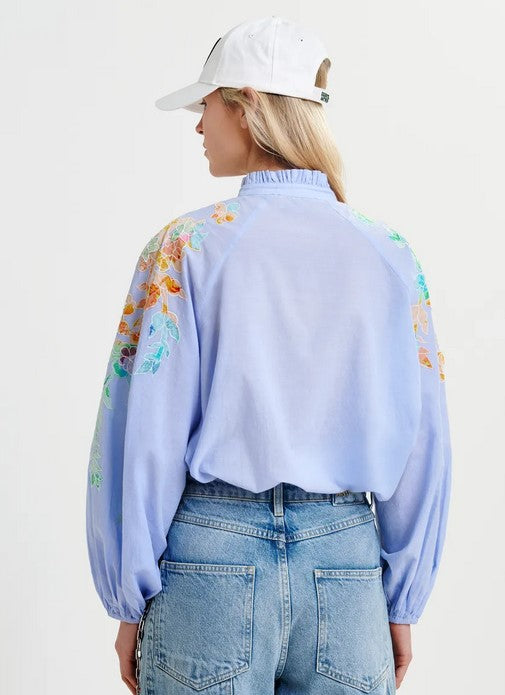 Essentiel Antwerp Hitrus Shirt - Aqua Blue