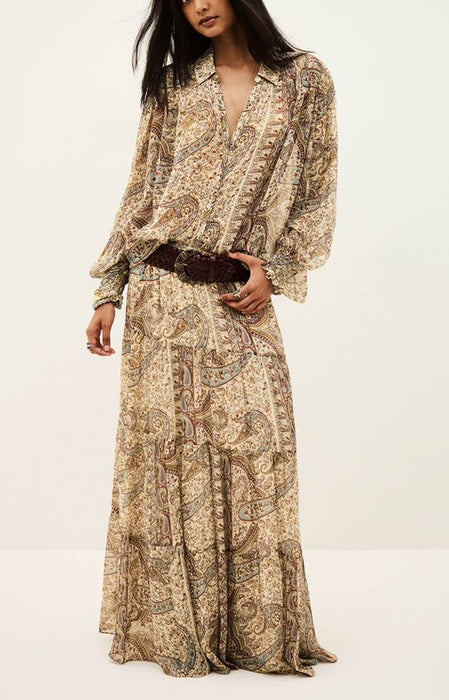 Ba&sh Cali Skirt - Bleu