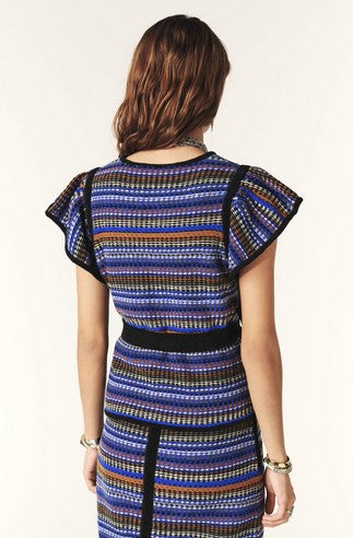 Ba&sh Flace Vest/Top - Blue