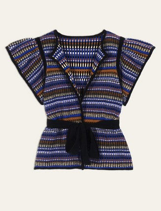 Ba&sh Flace Vest/Top - Blue