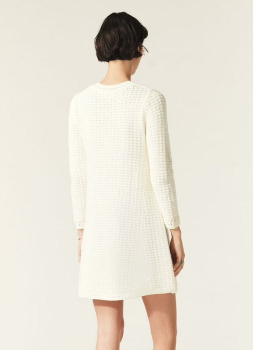 Ba&sh Gysele Knit Mini Dress - Off White