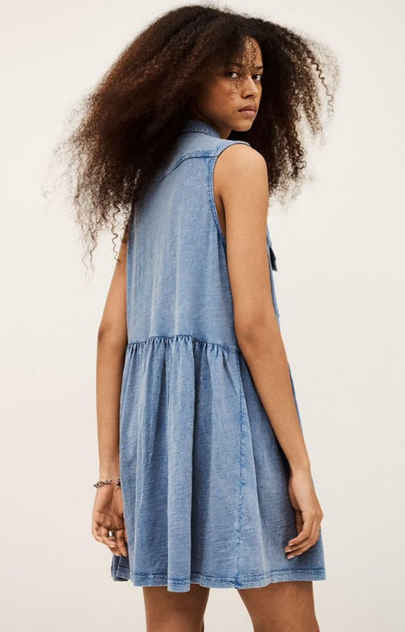 Ba&sh Ilona Mini Dress - Ciel Blue