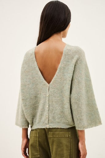Ba&sh Isaac Cardigan - Green