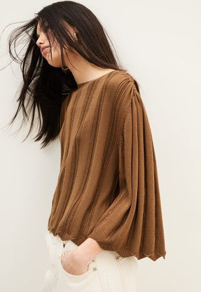 Ba&sh Soren Sweater - Brown