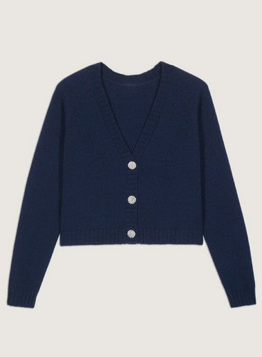 Ba&sh Clapam Cardigan - Marine