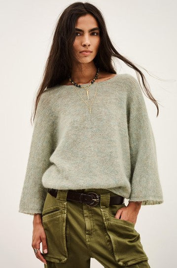 Ba&sh Isaac Cardigan - Green