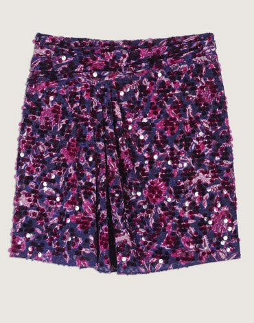 Ba&sh Slime Sequin Skirt - Violet